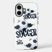 Soccer Graffiti iPhone 16 Case Case-Mate iPhoneケース (裏面)