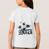 Soccer Graffiti Kids T-Shirt トライブレンドＴシャツ (裏面)