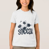 Soccer Graffiti Kids T-Shirt トライブレンドＴシャツ (正面)