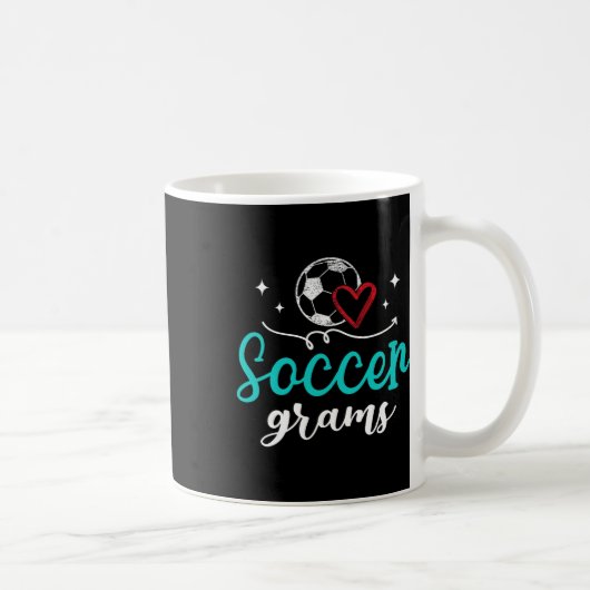 Soccer Grams Funny Soccer Player Grams  コーヒーマグカップ (右)