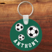 Soccer Green Kids Back to School キーホルダー (裏面)