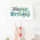 Soccer Happy Birthday Banner - Party Decoration 横断幕 (インサイチュ)