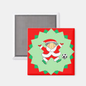 Soccer Holiday Gift Stocking Stuffers マグネット (正面/裏面)