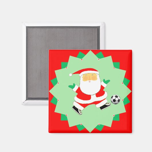 Soccer Holiday Gift Stocking Stuffers マグネット (正面/裏面)