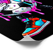 Soccer Ice Cream Drip Dabbing Sprinkles Srts Boys ポスター (角)