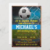 Soccer Invitation 招待状 (正面/裏面)