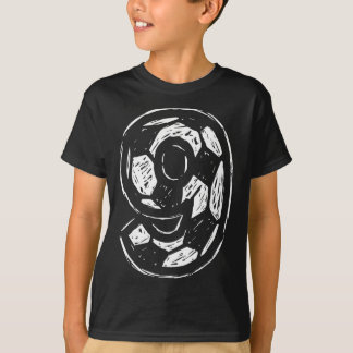 Soccer Jersey Number 9 Sketched Soccer Ll Style Sp Tシャツ