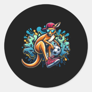 Soccer Kangaroo Urn Street Style With Cap And Shad ラウンドシール