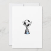 Soccer Kids Boy Birthday Party Invitation 招待状 (裏面)