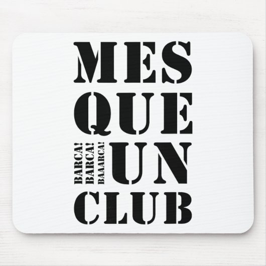 Soccer Lovers Design Byrcelona Fc T Shirt  マウスパッド (正面)