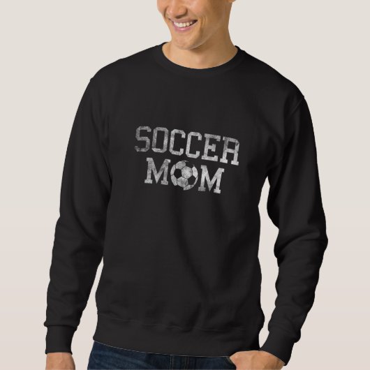 Soccer Mama Clothing Retro Vintage Soccer Mom   スウェットシャツ (正面)