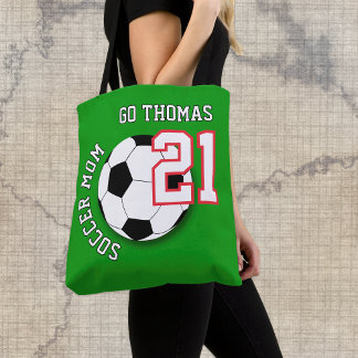 Soccer Mom Bag, Name, Football Fan, Sports トートバッグ