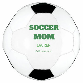 SOCCER MOM FOOTBALL MOTHERS DAY GIFTS GREEN SIMPLE サッカーボール