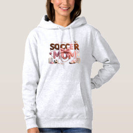 Soccer Mom Hoodie – Faux Yarn Cozy Pullover Gift パーカ