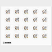 Soccer Mom Mode Cat Sticker - Funny Sideline Chaos ラウンドシール (シート)