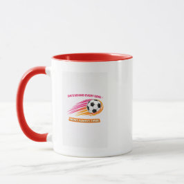 Soccer Mom Mug – She’s Behind Every Goal Mom’s Alw マグカップ