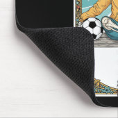 Soccer Mom Tarot Card Skeleton Coffee Byll Sidelin マウスパッド (コーナー)