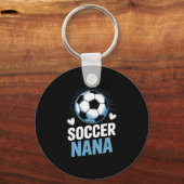 Soccer Nana Supporting Her Grandkids Every Weekend キーホルダー (正面)