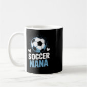 Soccer Nana Supporting Her Grandkids Every Weekend コーヒーマグカップ (左)