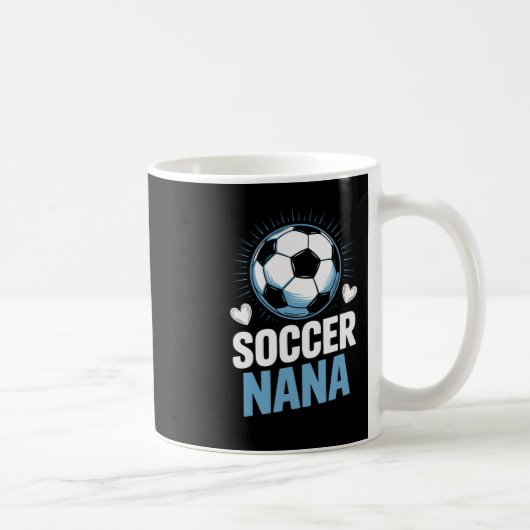 Soccer Nana Supporting Her Grandkids Every Weekend コーヒーマグカップ (右)