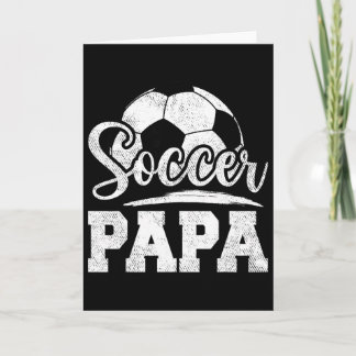 Soccer Papa Soccer Player Game Day Father's Day  カード