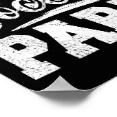 Soccer Papa Soccer Player Game Day Father's Day  ポスター (角)