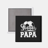 Soccer Papa Soccer Player Game Day Father's Day  マグネット (正面/裏面)