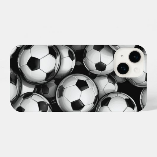 Soccer Phone Case iPhoneケース (裏面横)