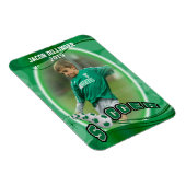 Soccer Player - Decorative Photo Print Template マグネット (右側)