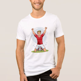 Soccer player man トライブレンドＴシャツ