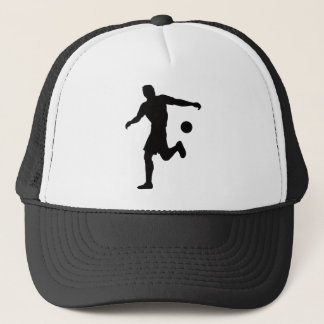 Soccer Player Silhouette Hat Design キャップ