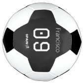 Soccer Professional Monochrome Edition Athlete サッカーボール (回転)