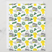 Soccer Scrapbook Paper (正面)