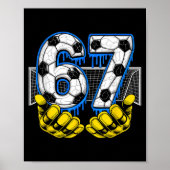 Soccer Six Seven 67 Funny Gen Alpha Meme  ポスター (正面)