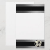 Soccer Stationary-Design 1 便箋 (正面/裏面)