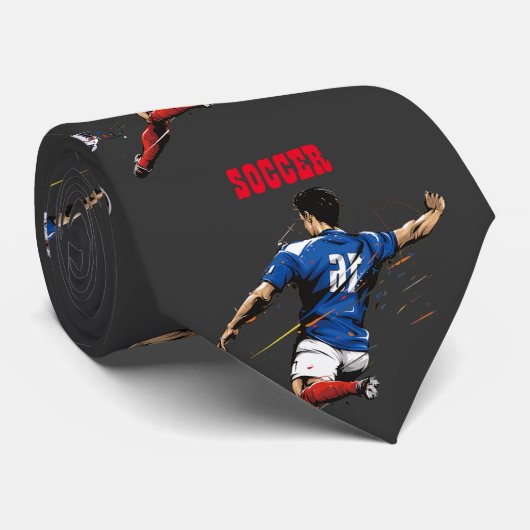 Soccer Team Player Neck Tie ネクタイ (ロール)