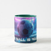SOCCER - THE BALL IS ROUND - FOOTBALL マグカップ (中央)