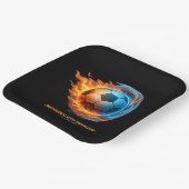 Soccer Theme Birthday Party Athlete Birthday  ペーパープレート (傾斜あり)