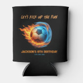 Soccer Theme Birthday Party Athlete Birthday  缶クーラー (正面)