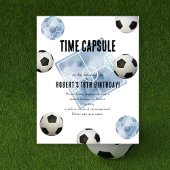 Soccer Time Capsule 1st birthday  ポスター
