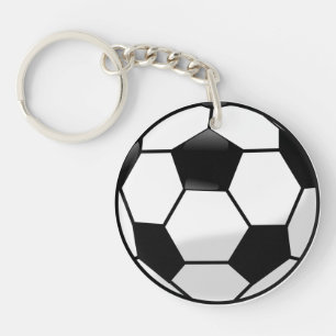 SoccerballのアクリルKeychain キーホルダー