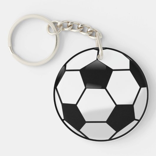 SoccerballのアクリルKeychain キーホルダー (正面)