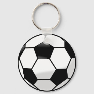 SoccerballボタンKeychain キーホルダー