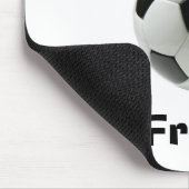 soccerball、サッカー、変種 マウスパッド (コーナー)