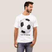 soccerball、方向づけられるゴール tシャツ (正面フル)