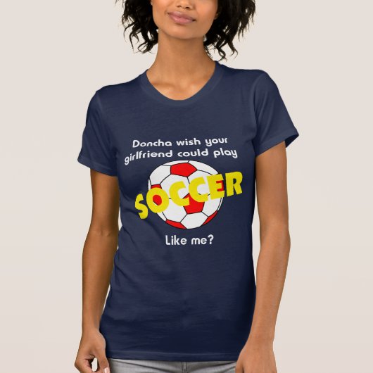 SoccerChick Doncha Tシャツ (正面)