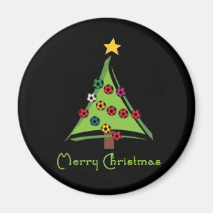 SoccerChickChristmasTree マグネット