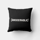 Soccerholicの枕16x16 クッション (裏面)