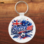 Socceroos - オーストラリア代表チームのニックネーム キーホルダー (裏面)