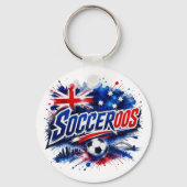 Socceroos - オーストラリア代表チームのニックネーム キーホルダー (裏面)